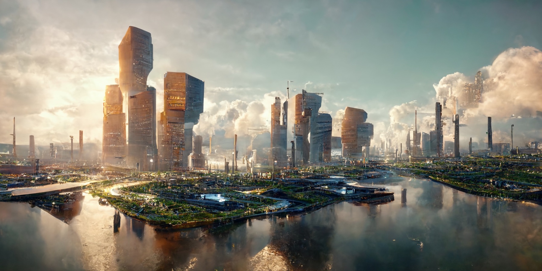Cities | Robots | Futuristic Cities