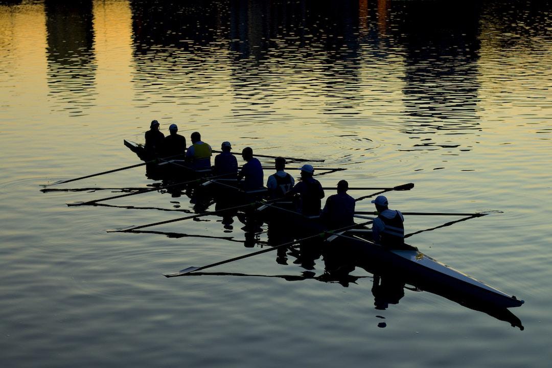 Rowing boat team by Mitchell Luo