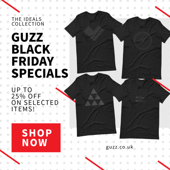 Guzz. Black Friday Specials.