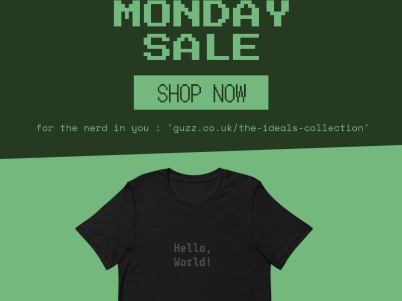 Cyber Monday Sale. Guzz. Ideals collection.